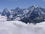 Left to right - Eiger, Monch, Jungfrau