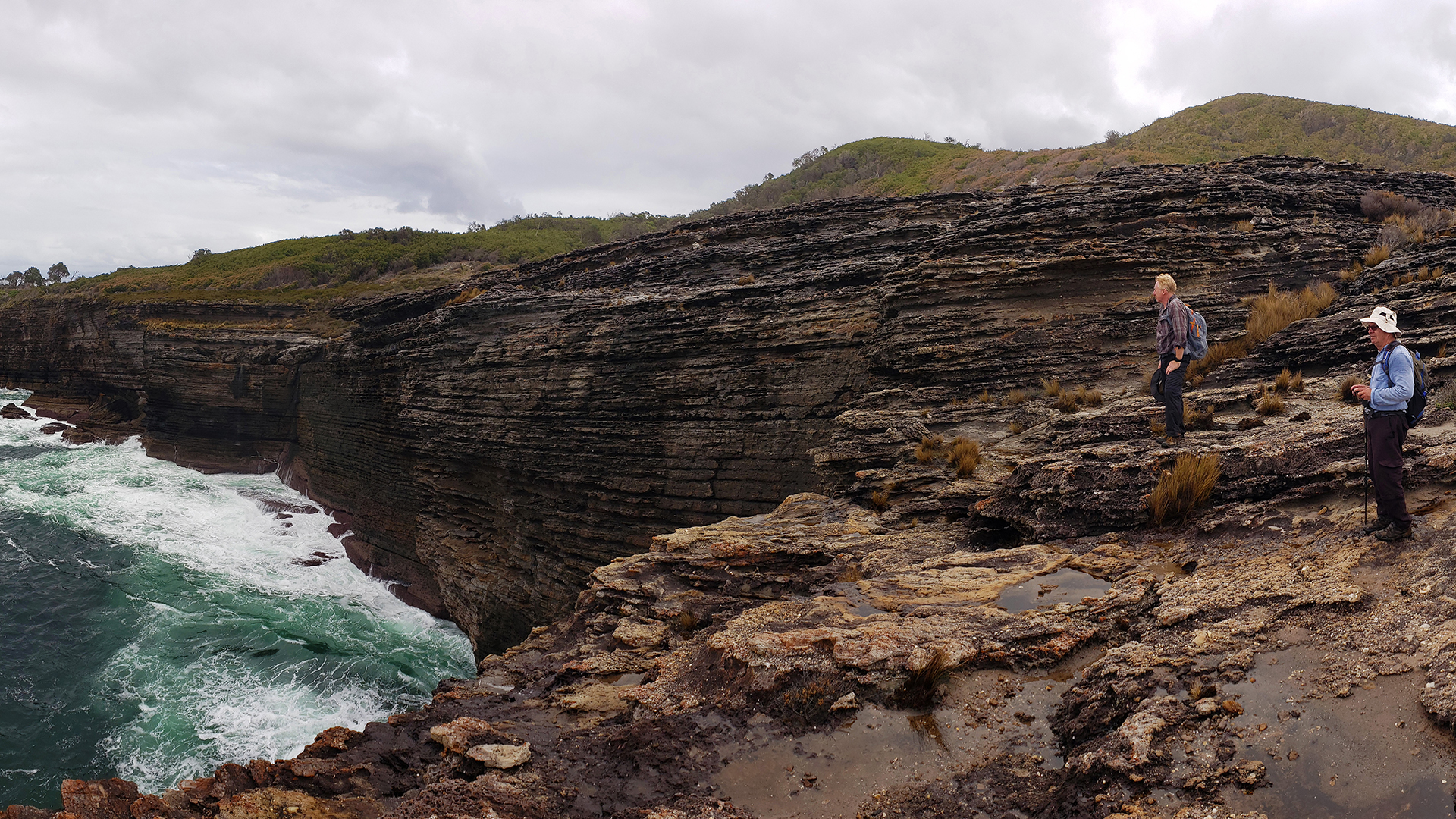 Coastal cliffs near Cape St George